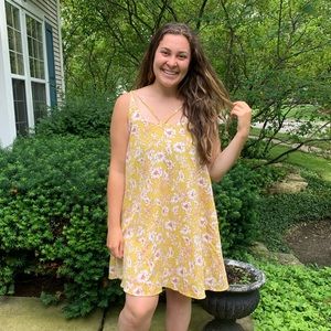 BP Yellow Summer Floral Dress
